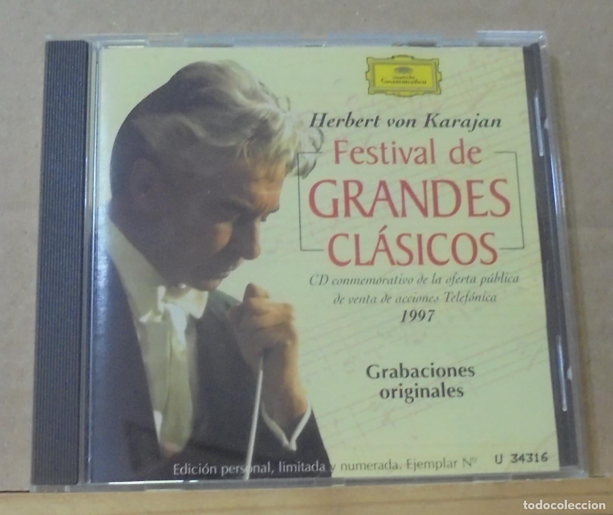CDs de m&uacute;sica: Festival de grandes &eacute;xitos. Herbert von Karajan -- CD - Foto 1