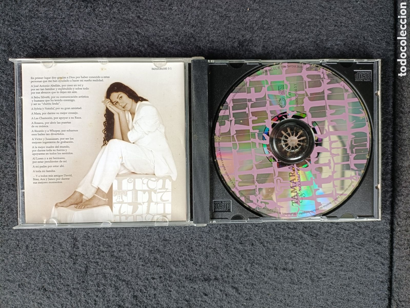 CDs de m&uacute;sica: CD Tamara -Gracias- .. - Foto 3
