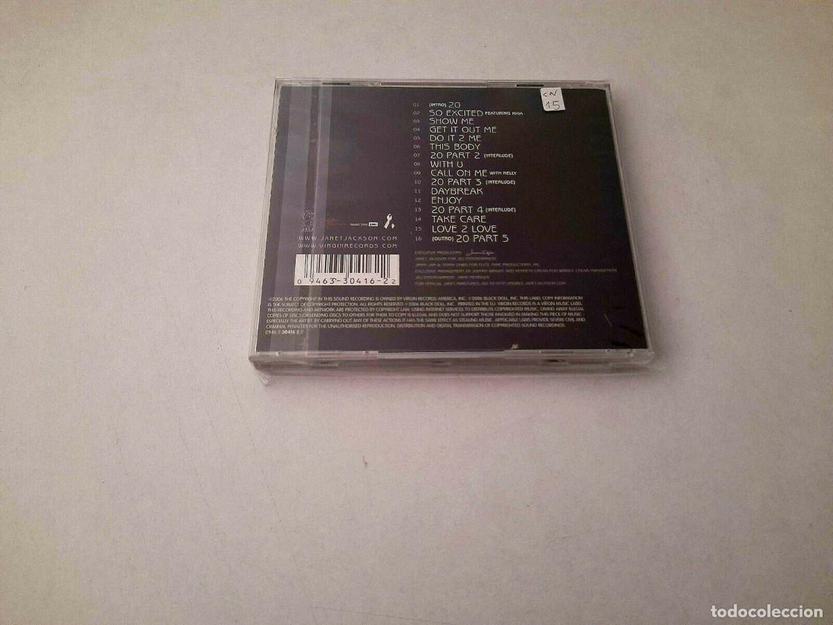 CDs de m&uacute;sica: JANET JACKSON &rdquo;20 Y.O.&rdquo; CD 16 TRACKS COMO NUEVO - Foto 2