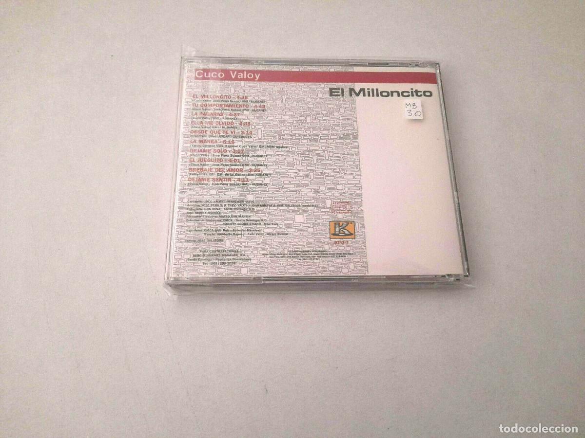 CDs de m&uacute;sica: CUCO VALOY &rdquo;EL MILLONCITO&rdquo; CD 10 TRACKS - Foto 2