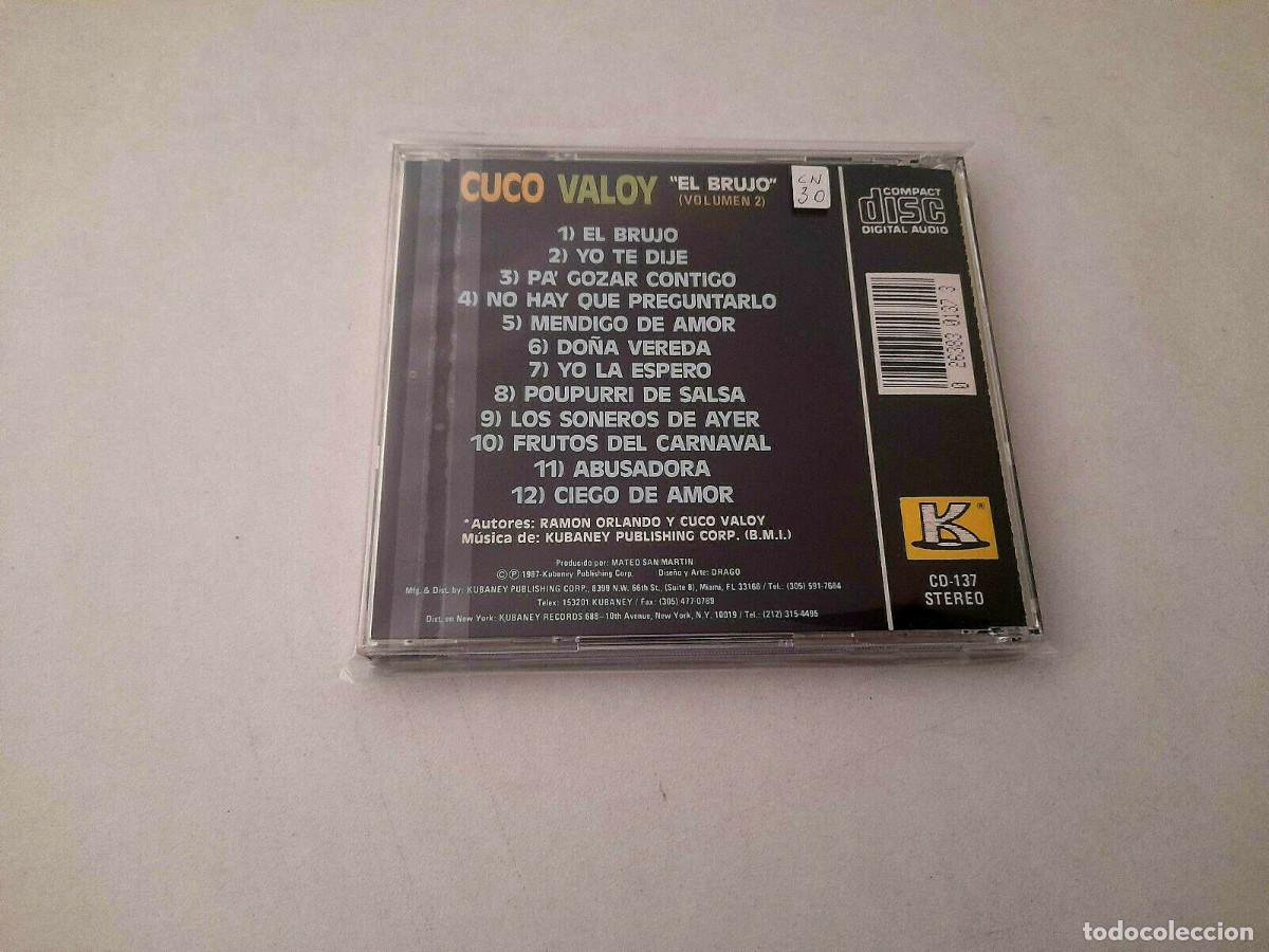 CDs de m&uacute;sica: CUCO VALOY &rdquo;EL BRUJO&rdquo; &rdquo;VOLUMEN 2&rdquo; CD 12 TRACKS COMO NUEVO - Foto 2