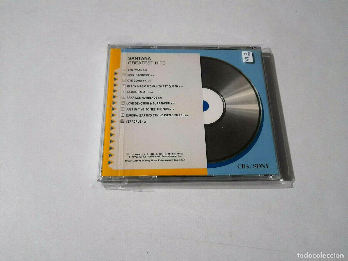 CDs de m&uacute;sica: SANTANA &rdquo;GREATEST HITS&rdquo; CD 10 TRACKS - Foto 2