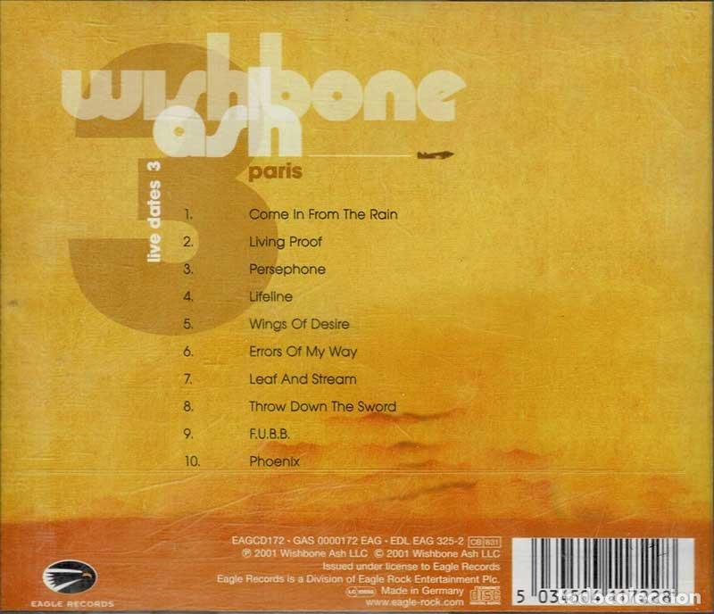 CDs de m&uacute;sica: Wishbone Ash - Live Dates 3. CD - Foto 2