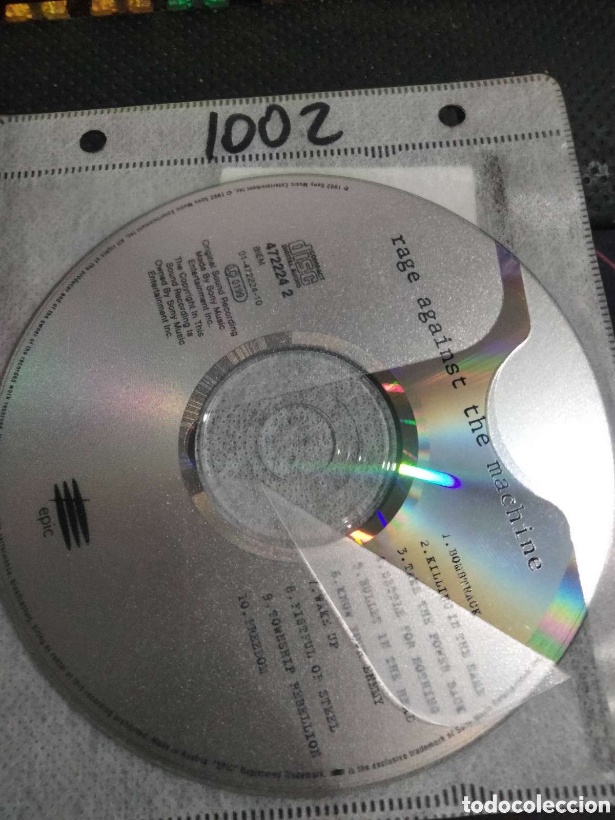 CDs de m&uacute;sica: Cd rage against the machine -1002 (disco solo) - Foto 1
