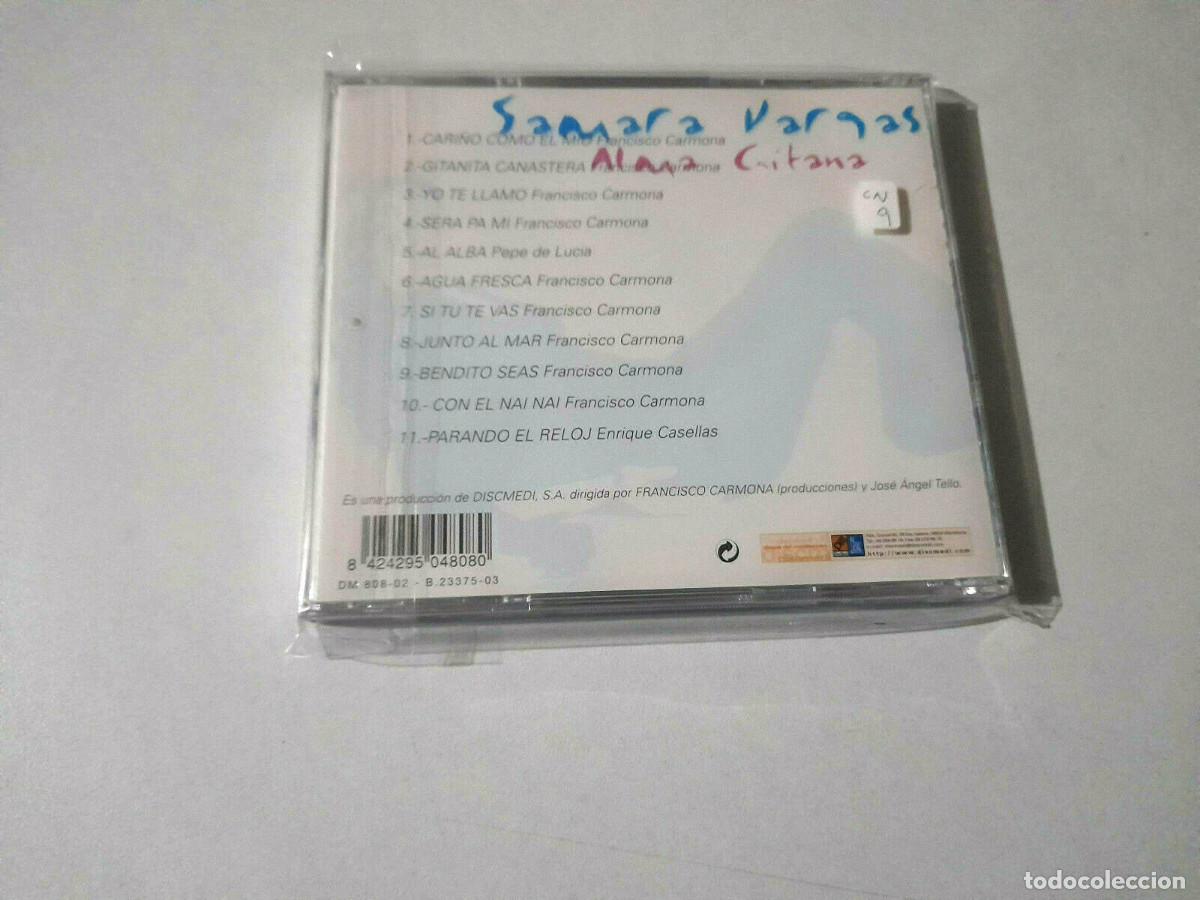 CDs de m&uacute;sica: SAMARA VARGAS &rdquo;ALMA GITANA&rdquo; CD 11 TRACKS COMO NUEVO - Foto 2