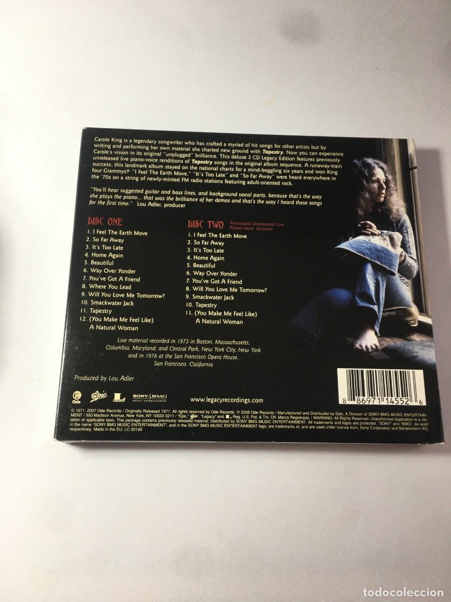 CDs de m&uacute;sica: CAROLE KING - TAPESTRY - CD - Foto 3