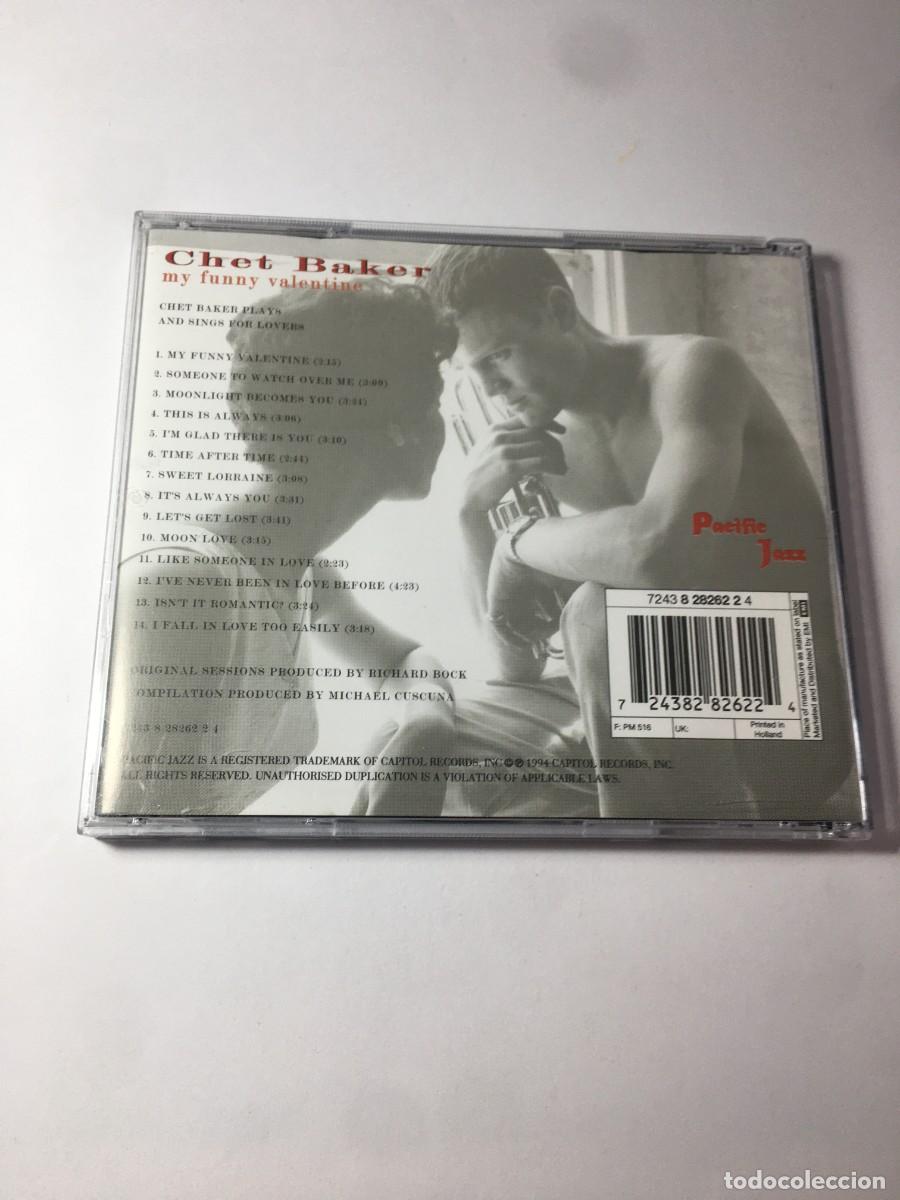 CDs de m&uacute;sica: CHET BAKER - MY FUNNY VALENTINE - CD IMPORTADO - Foto 3