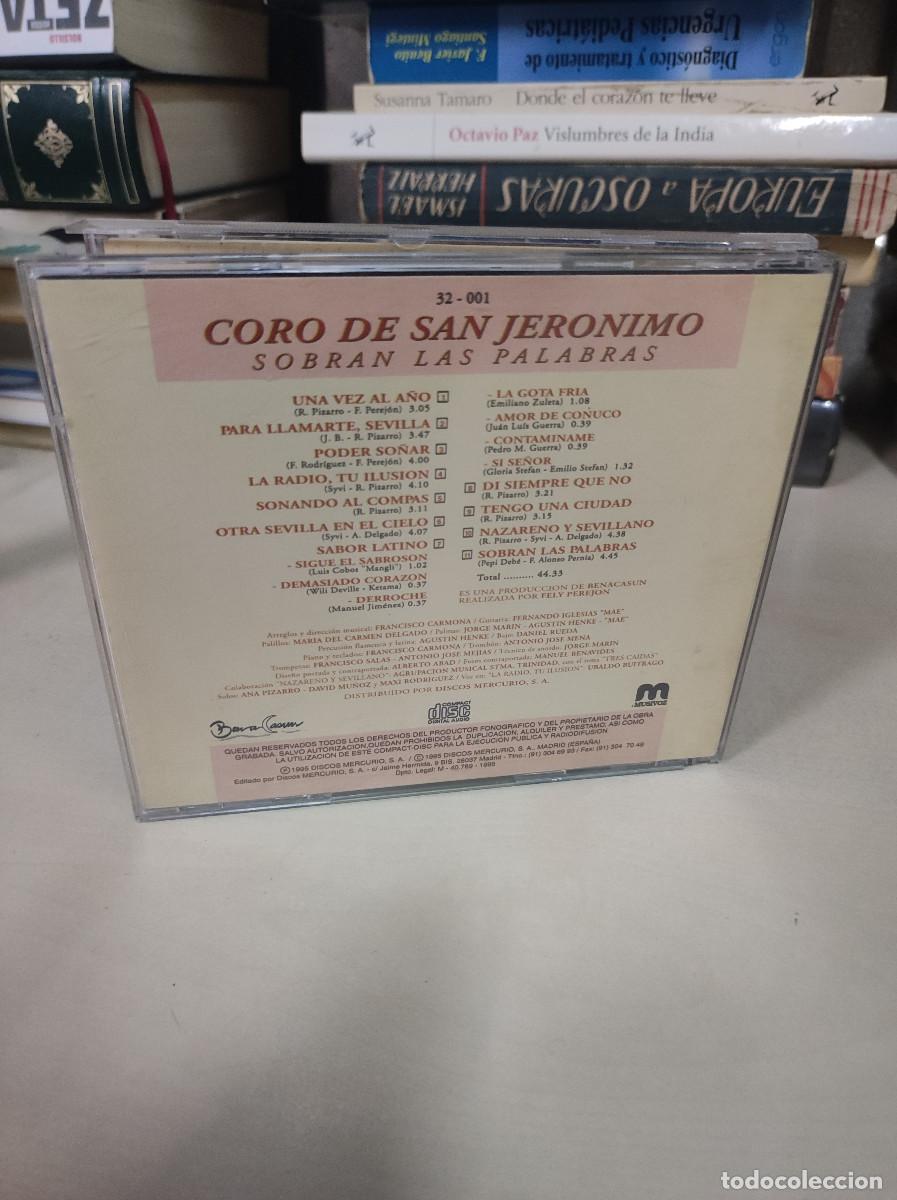 CDs de m&uacute;sica: CORO DE SAN JERONIMO SOBRAN LAS PALABRAS - Foto 2