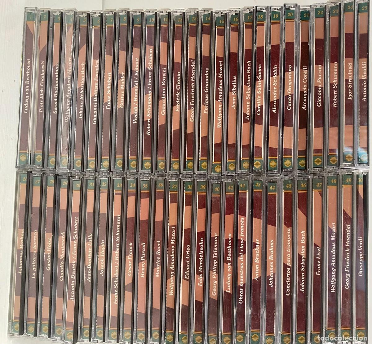 CDs de m&uacute;sica: 50CD DE MUSICA CLASICA. GRANDES CLASICOS DE LA MUSICA COMO NUEVOS