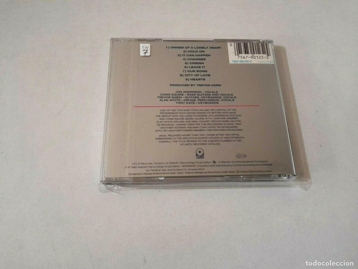 CDs de m&uacute;sica: YES &rdquo;90125&rdquo; CD 9 TRACKS COMO NUEVO - Foto 2