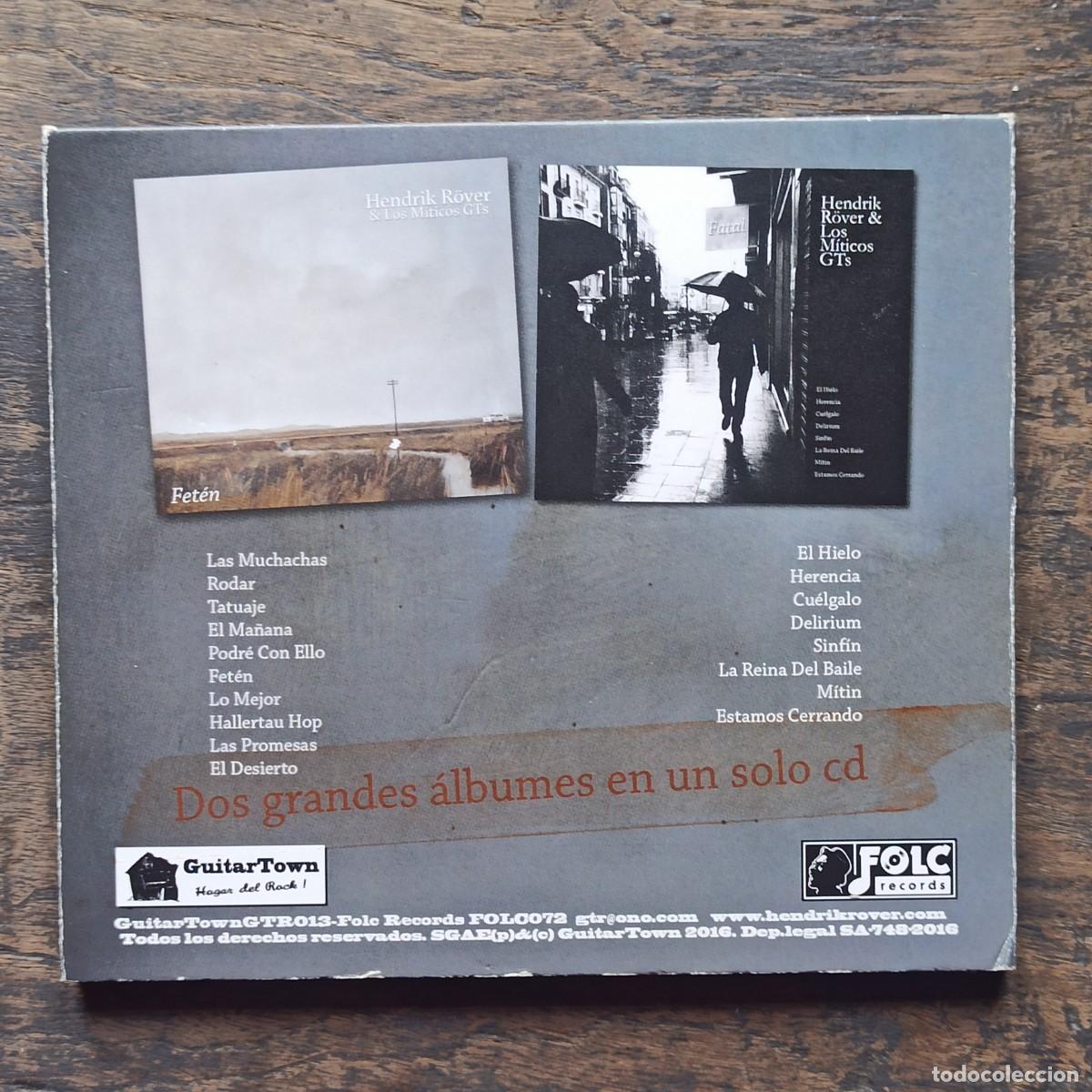 CDs de m&uacute;sica: CD Hendrik R&ouml;ver & Los M&iacute;ticos GTs &ndash; Fet&eacute;n - Foto 2