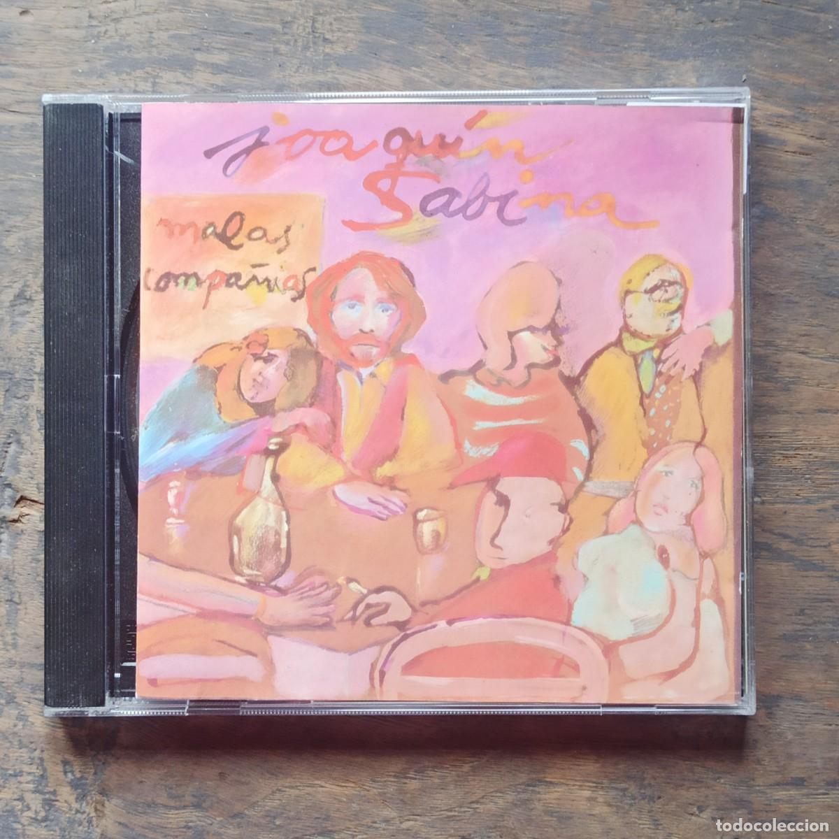 CDs de m&uacute;sica: CD Joaqu&iacute;n Sabina &ndash; Malas Compa&ntilde;&iacute;as - Foto 1