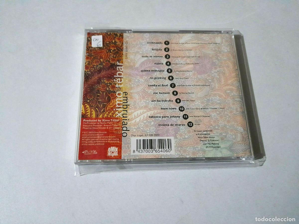 CDs de m&uacute;sica: XIMO TEBAR &rdquo;EMBRUJADO&rdquo; CD 12 TRACKS COMO NUEVO - Foto 2
