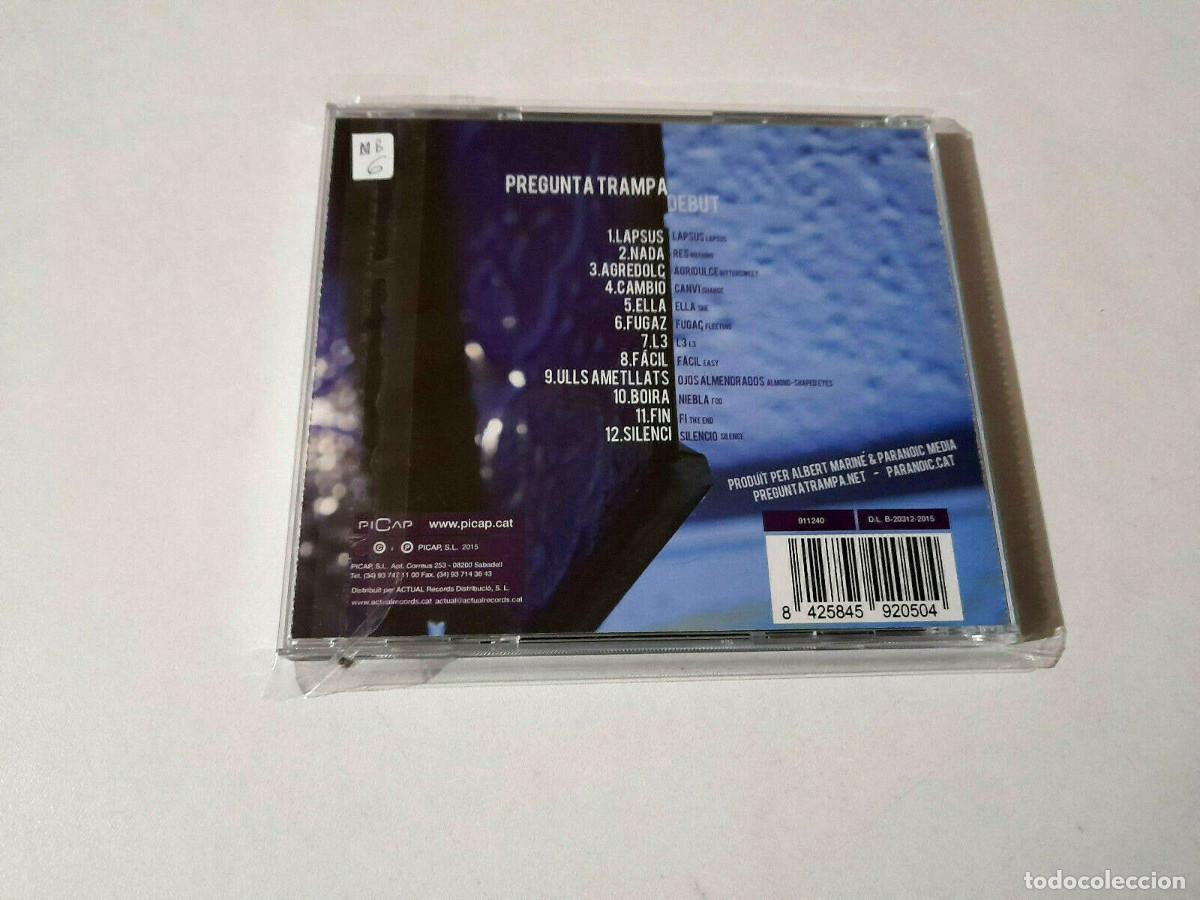 CDs de m&uacute;sica: PREGUNTA TRAMPA &rdquo;DEBUT&rdquo; CD 12 TRACKS - Foto 2