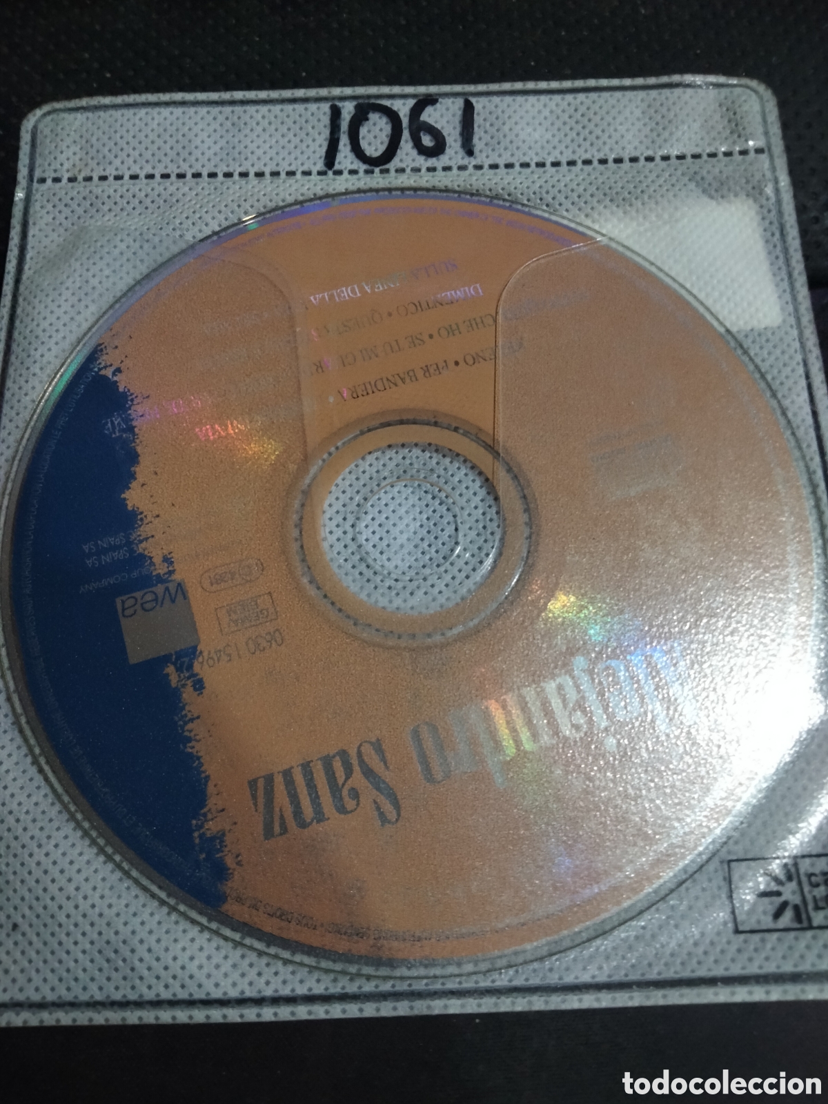 CDs de m&uacute;sica: Cd Alejandro Sanz -1061 (disco solo) - Foto 1