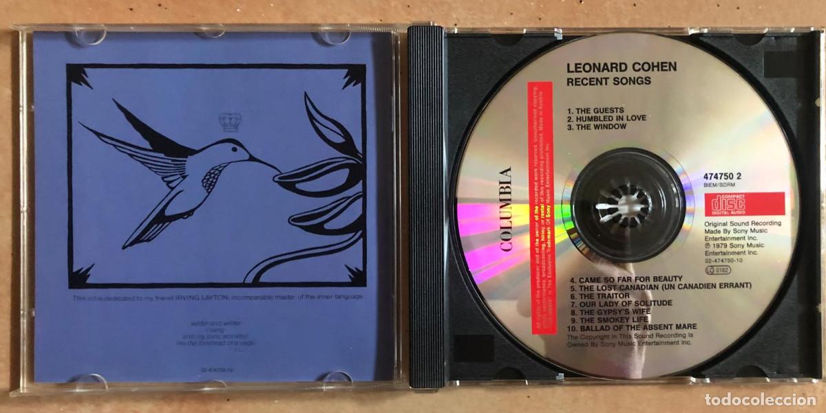 CDs de m&uacute;sica: Leonard Cohen CD Recent Songs 1979 - Foto 2