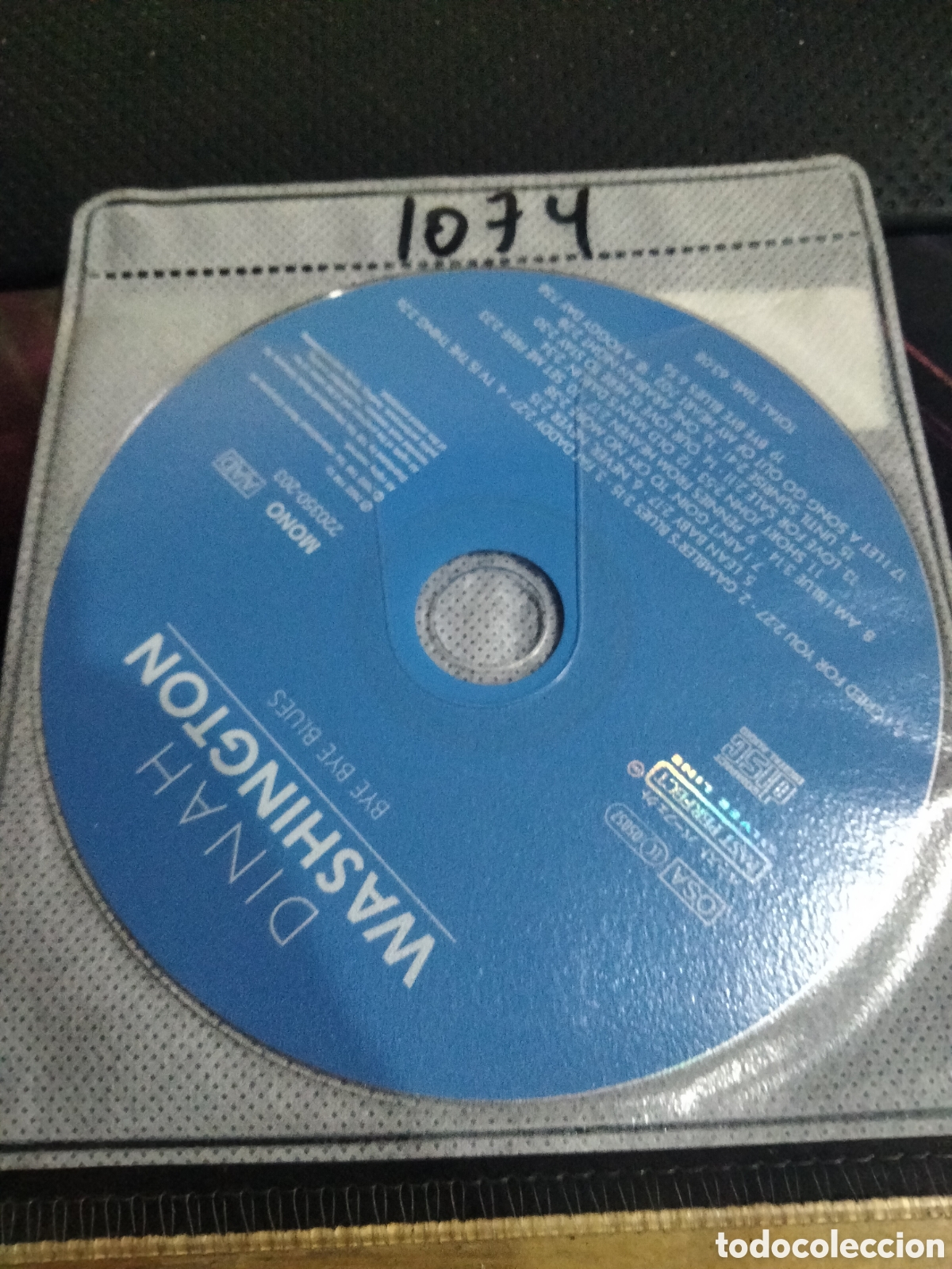 CDs de m&uacute;sica: Cd dinah Washington -1074 (disco solo) - Foto 1