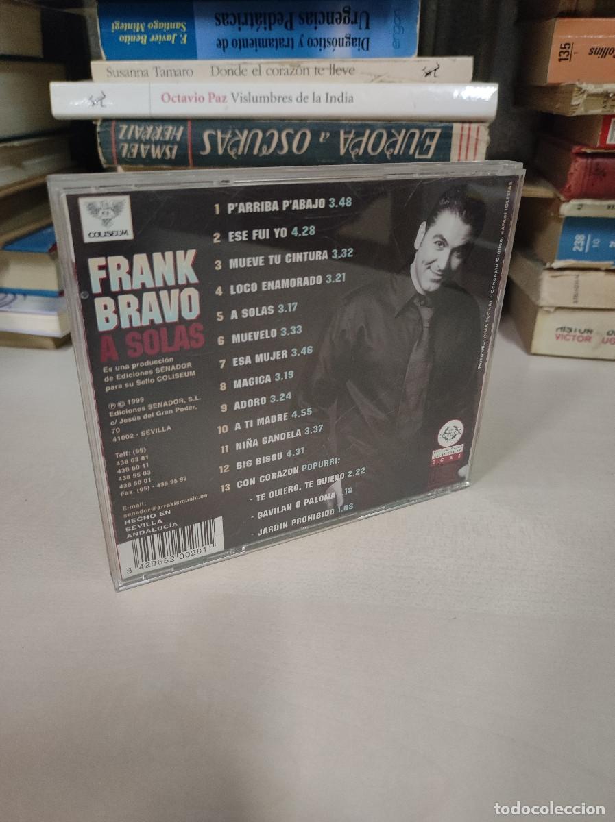 CDs de m&uacute;sica: FRANK BRAVO. A SOLAS. - Foto 2