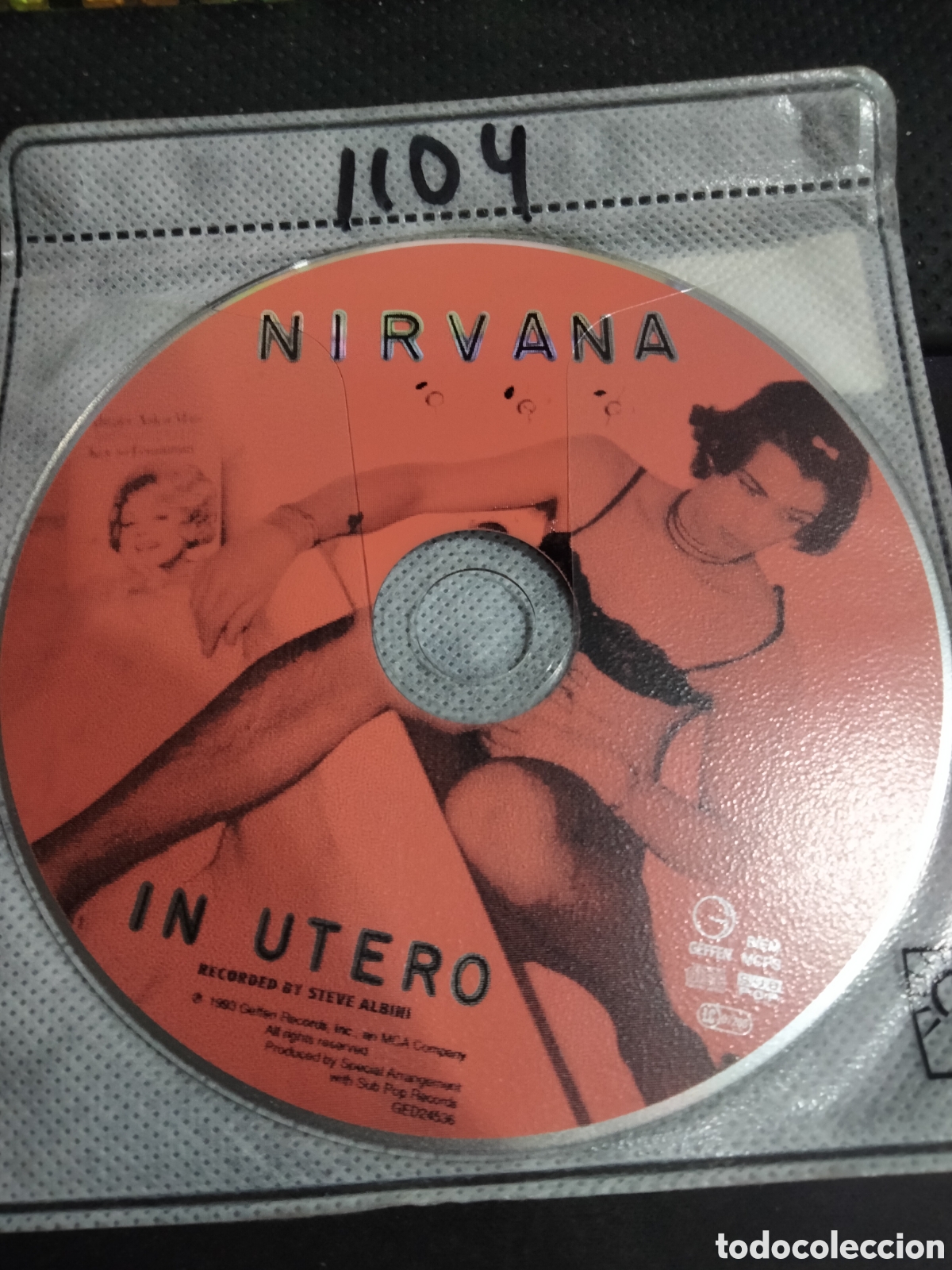 CDs de m&uacute;sica: Cd nirvana in &uacute;tero -1104 (disco solo) - Foto 1
