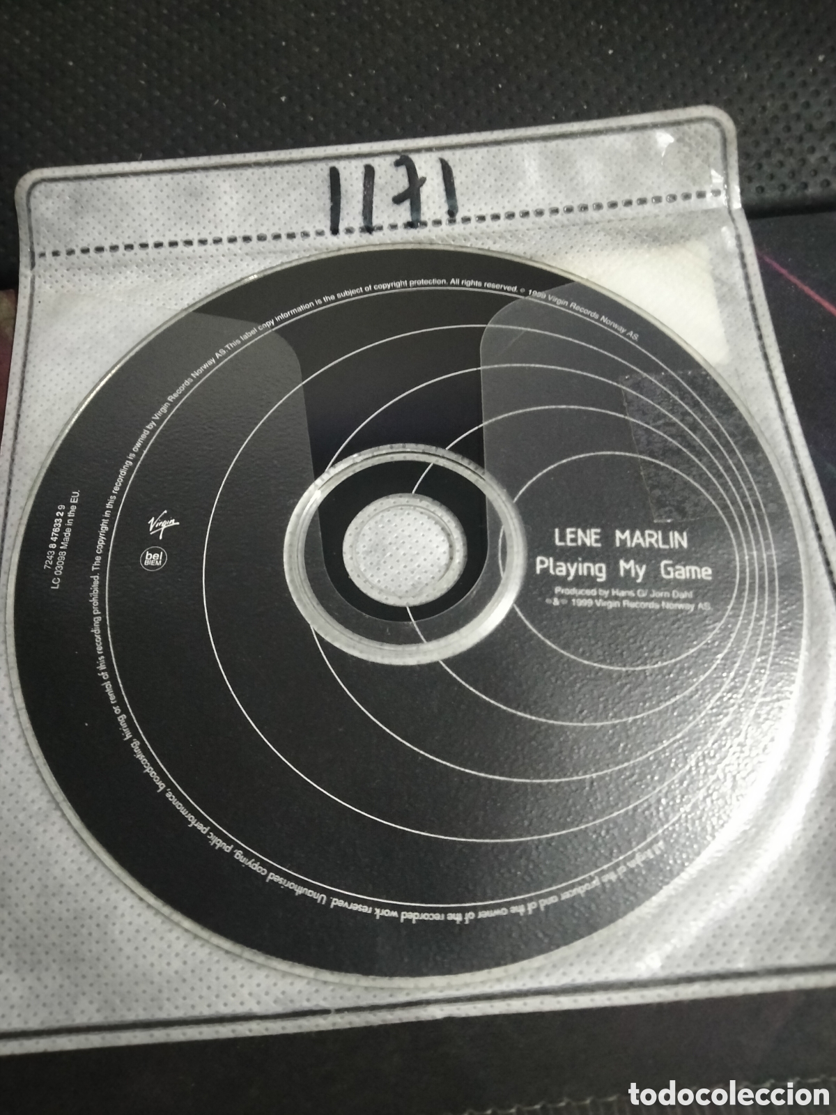 CDs de m&uacute;sica: Cd lene marlin playing Game -1171 (disco solo) - Foto 1