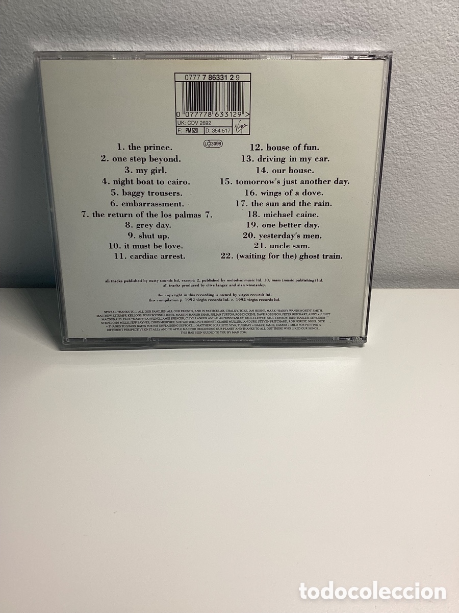 CDs de m&uacute;sica: Madness - Divine Madness - Cd 1991 - Foto 2