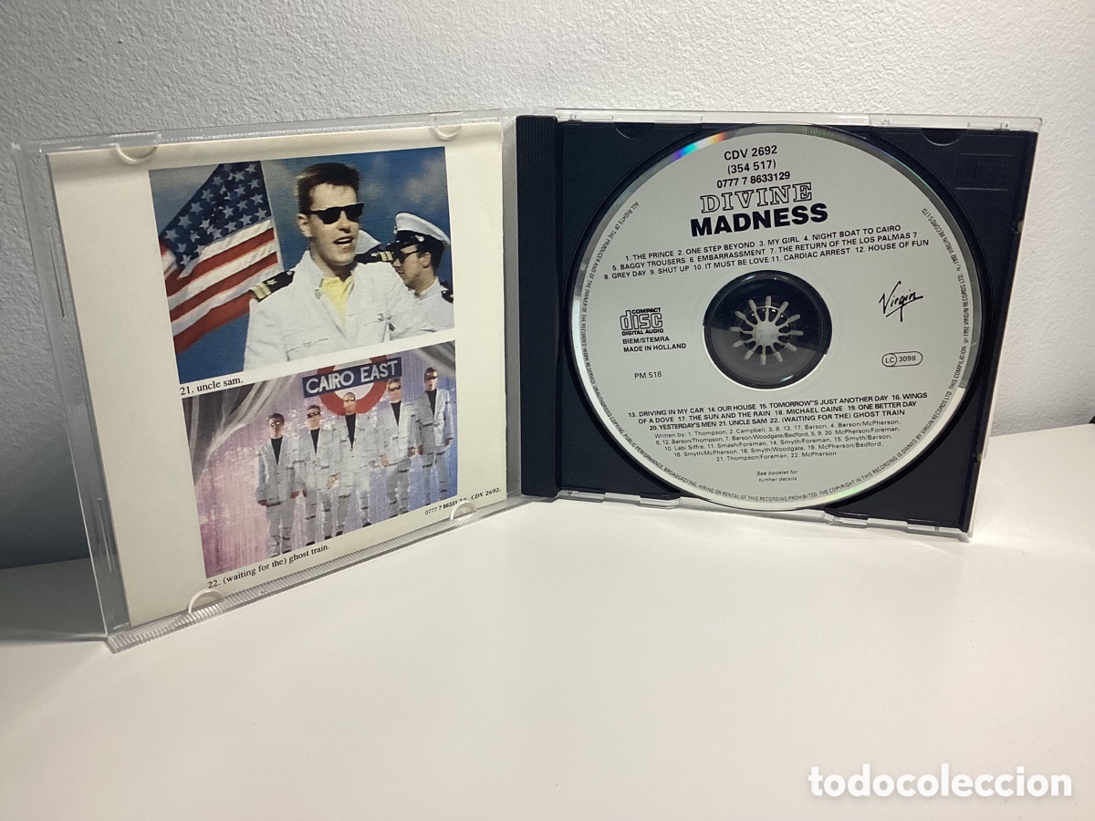 CDs de m&uacute;sica: Madness - Divine Madness - Cd 1991 - Foto 3
