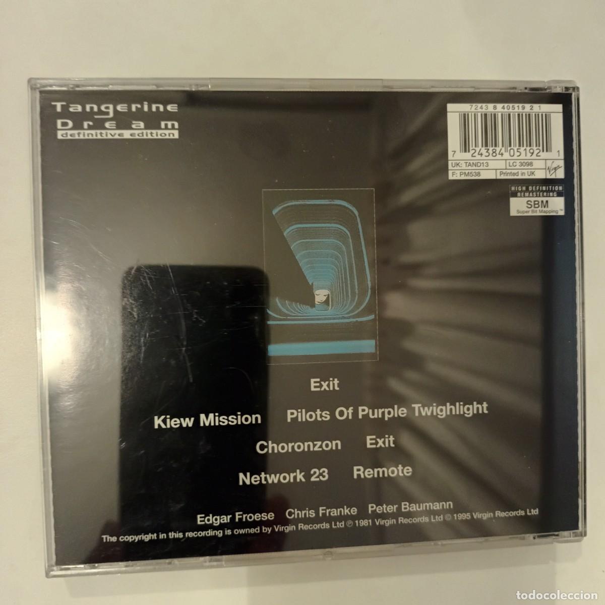 CDs de m&uacute;sica: Tangerine Dream , Exit , CD 1995 estado impecable. Progresivo Ambient . - Foto 2