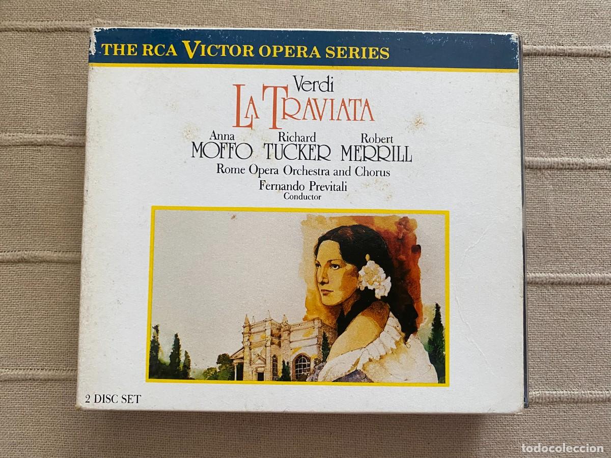 CDs de m&uacute;sica: CD DOBLE VERDI - LA TRAVIATA - Foto 1