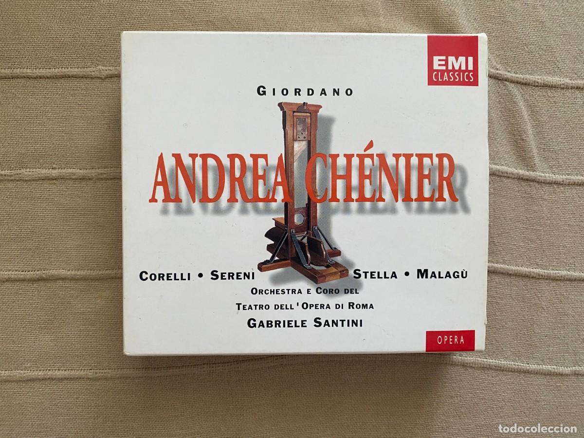 CDs de m&uacute;sica: CD DOBLE GIORDANO - ANDREA CHENIER - SANTINI - Foto 1