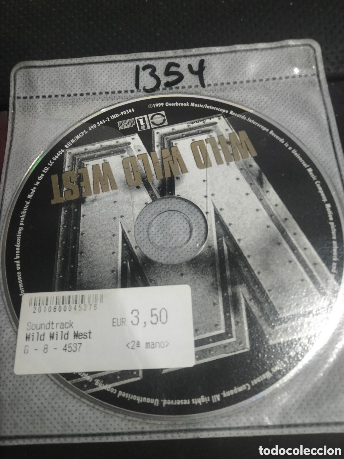 CDs de m&uacute;sica: Cd Wild Wild west -1354 (disco solo) - Foto 1
