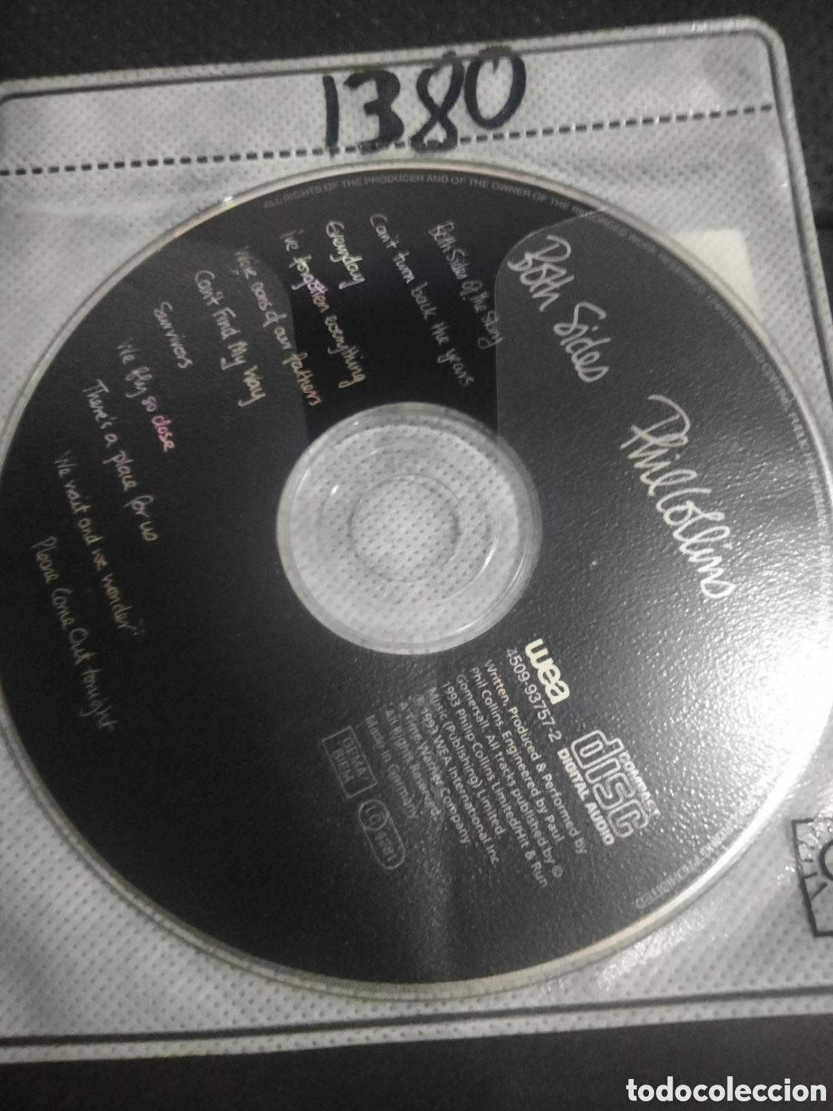 CDs de m&uacute;sica: Cd Phill Collins both sides -1380 (disco solo) - Foto 1