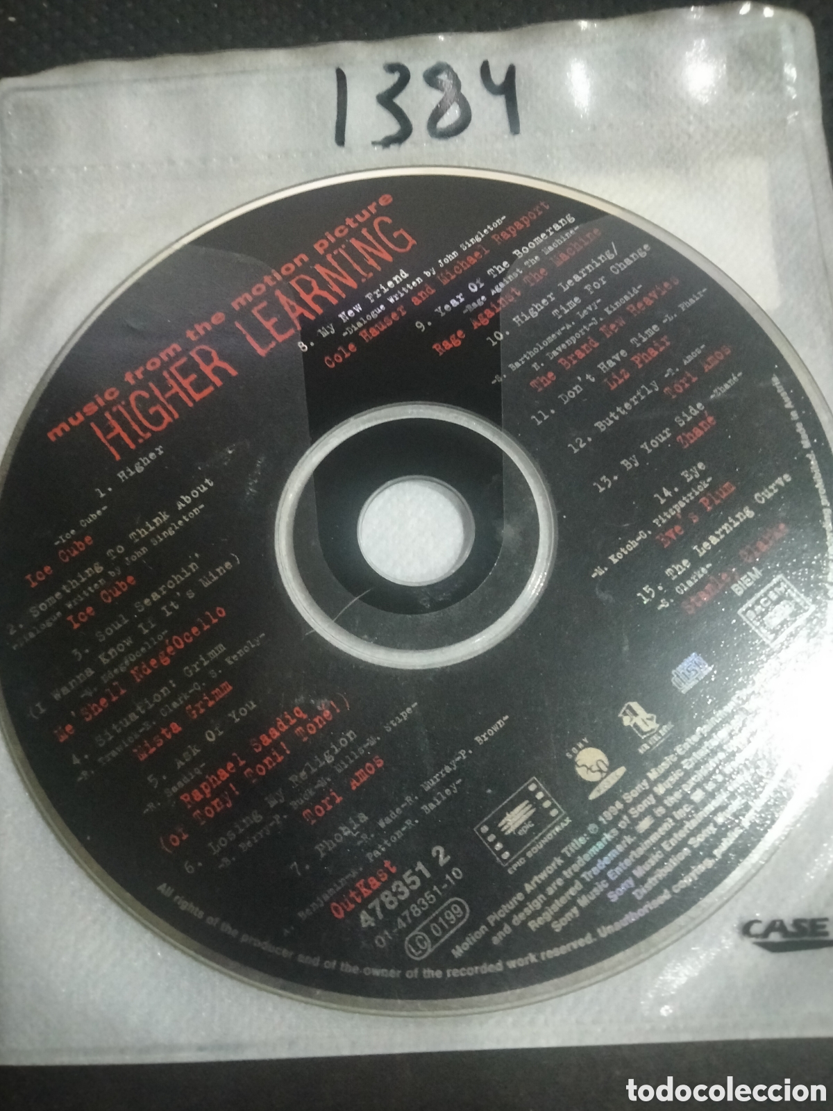 CDs de m&uacute;sica: Cd BSO higher learning -1384 (disco solo) - Foto 1