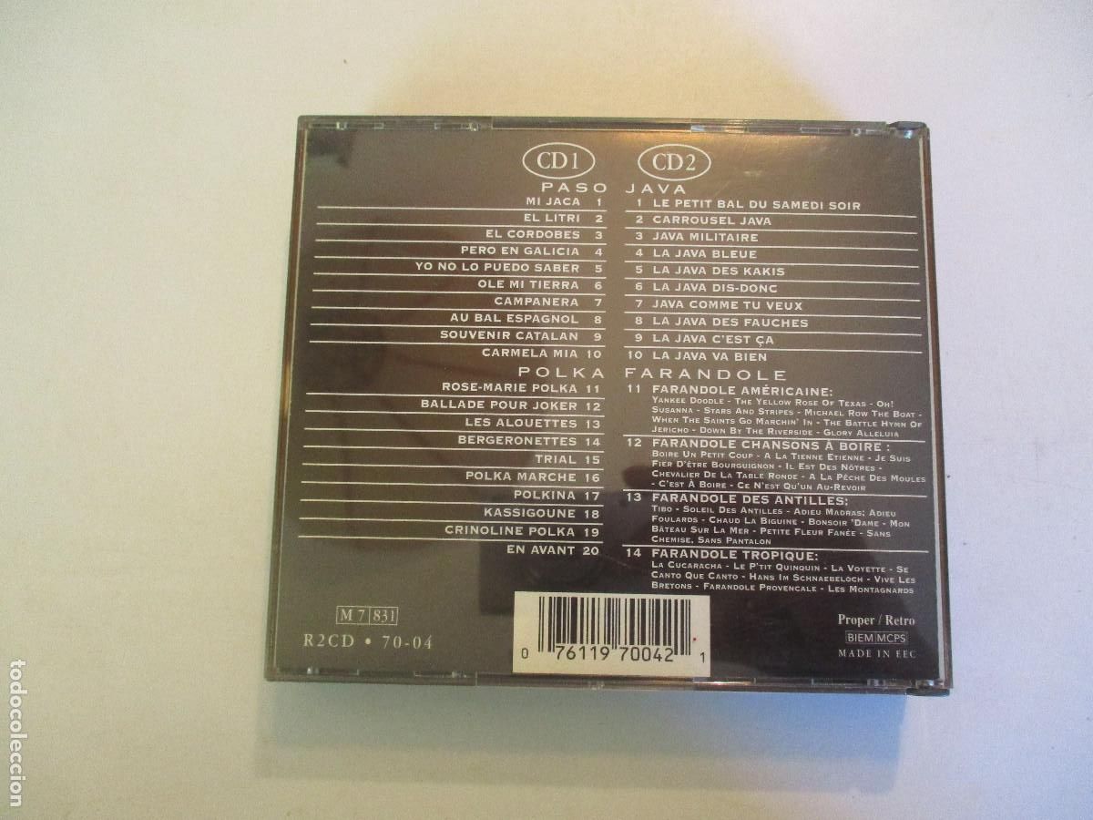 CDs de m&uacute;sica: PASO, POLKA, JAVA & FARANDOLE 1, 2, 3 ... MUSETTE W27754 - Foto 2