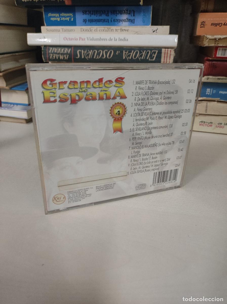 CDs de m&uacute;sica: GRANDES DE ESPA&Ntilde;A VOL. 4 - Foto 2