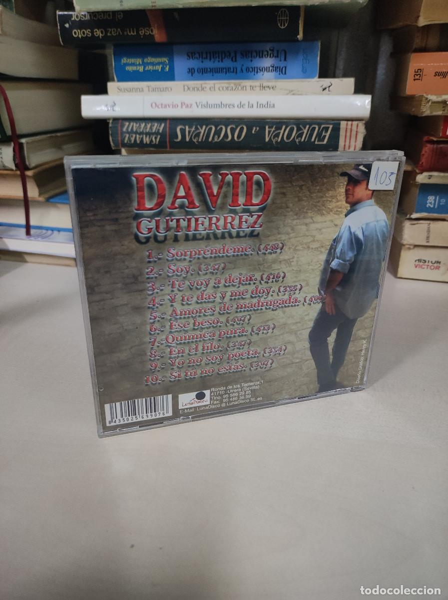 CDs de m&uacute;sica: David Guti&eacute;rrez &ndash; Sorpr&eacute;ndeme - Foto 2