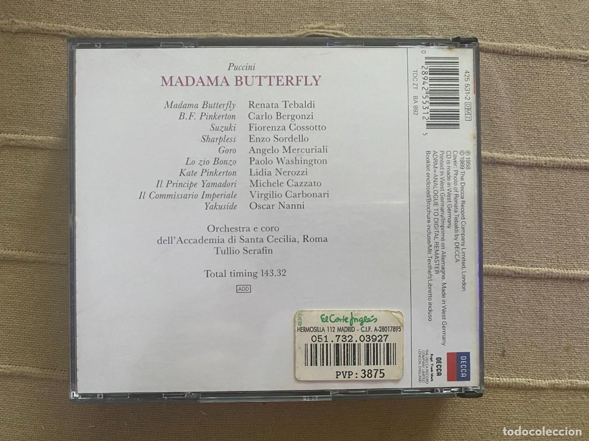 CDs de m&uacute;sica: CD DOBLE - PUCCINI - MADAMA BUTTERFLY - Foto 2