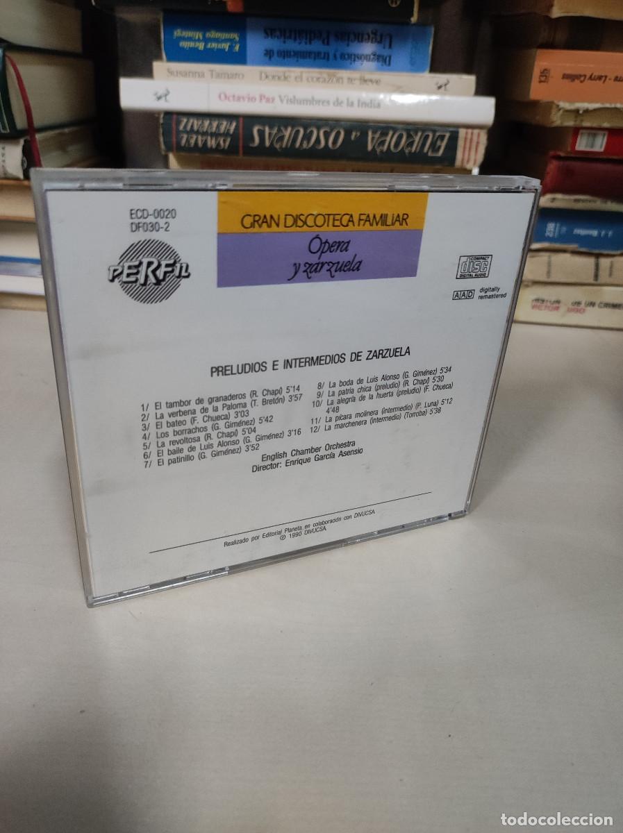 CDs de m&uacute;sica: PRELUDIOS E INTERMEDIOS DE ZARZUELA - Foto 2