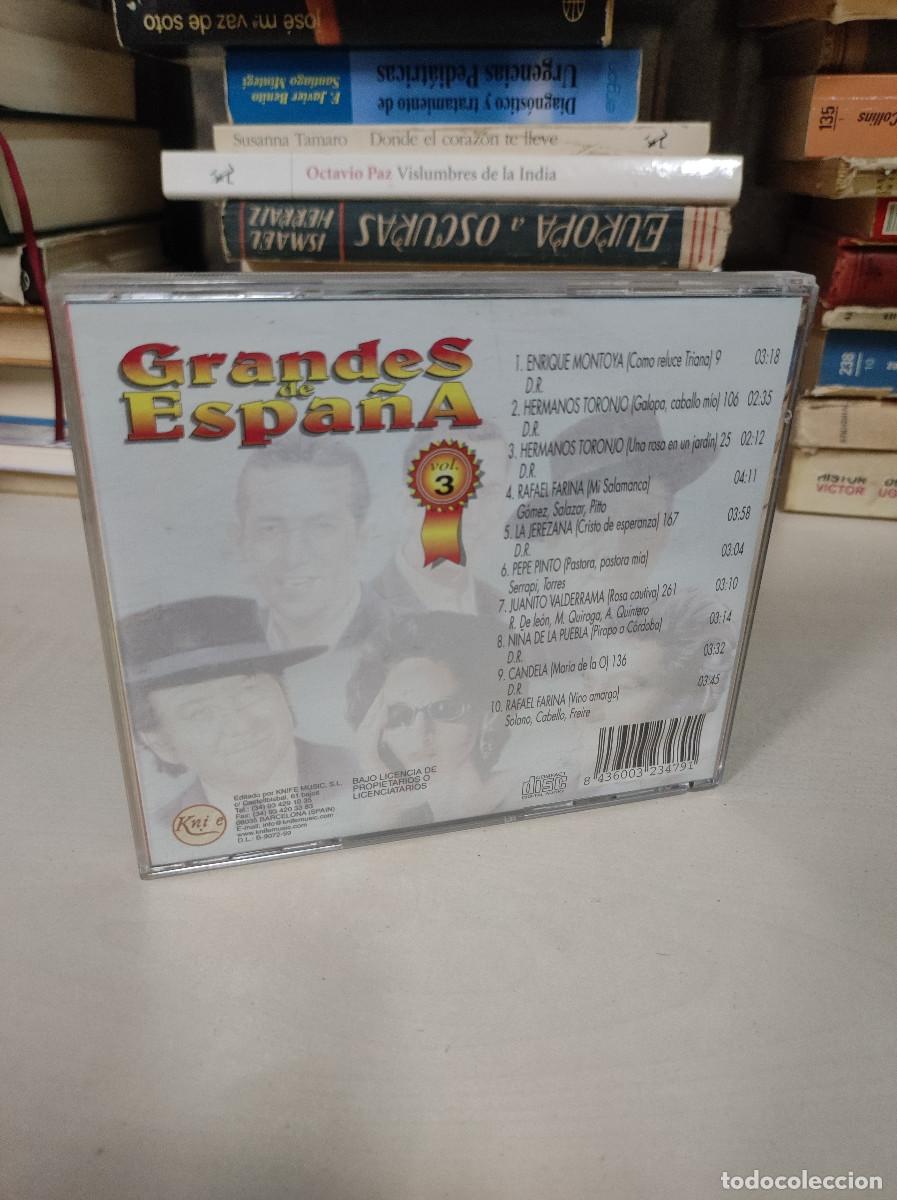 CDs de m&uacute;sica: GRANDES DE ESPA&Ntilde;A VOL 3 - Foto 2
