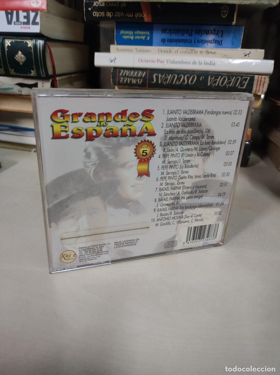 CDs de m&uacute;sica: GRANDES DE ESPA&Ntilde;A VOL 5 - Foto 2