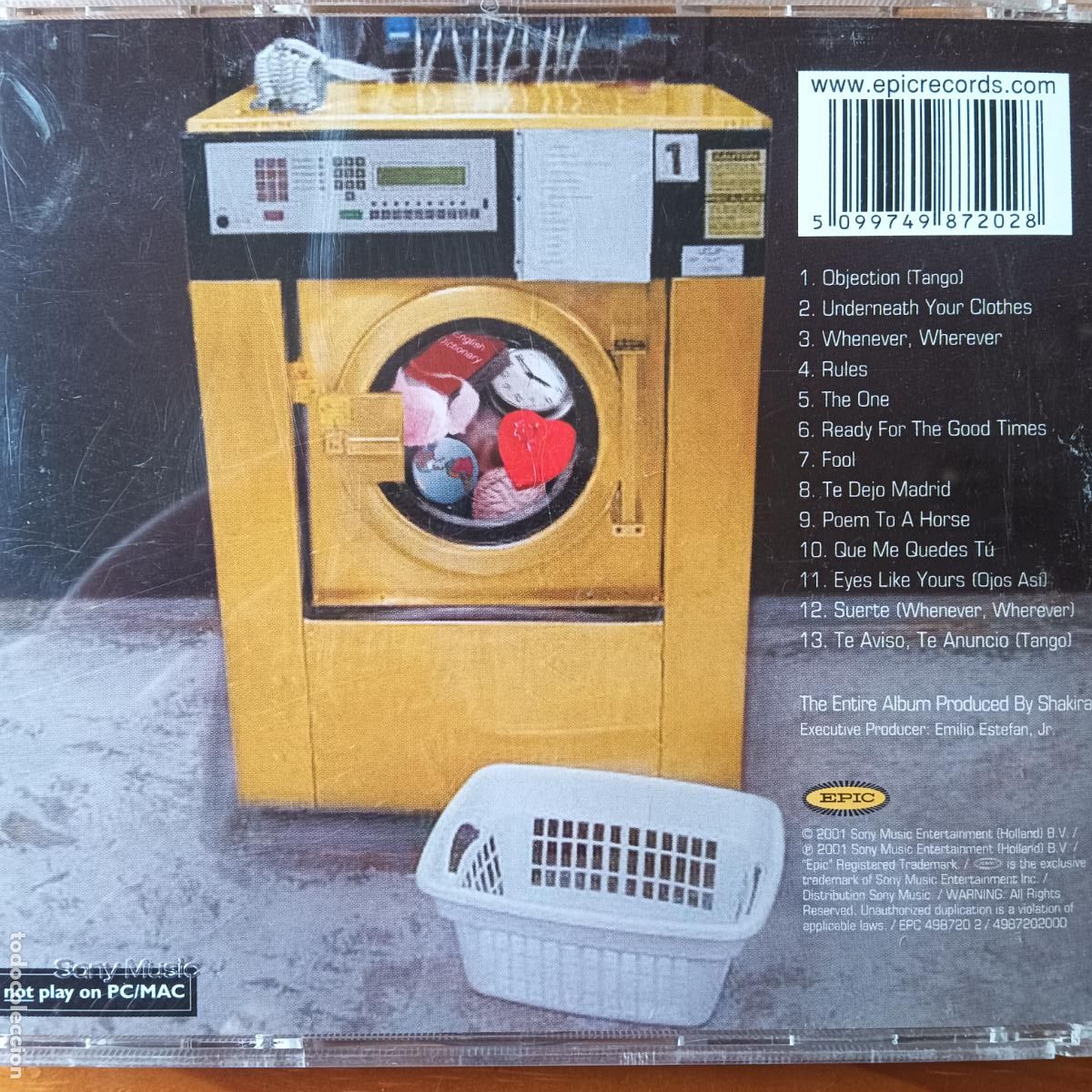 CDs de m&uacute;sica: SHAKIRA, LAUNDRY SERVICE. CD - Foto 2
