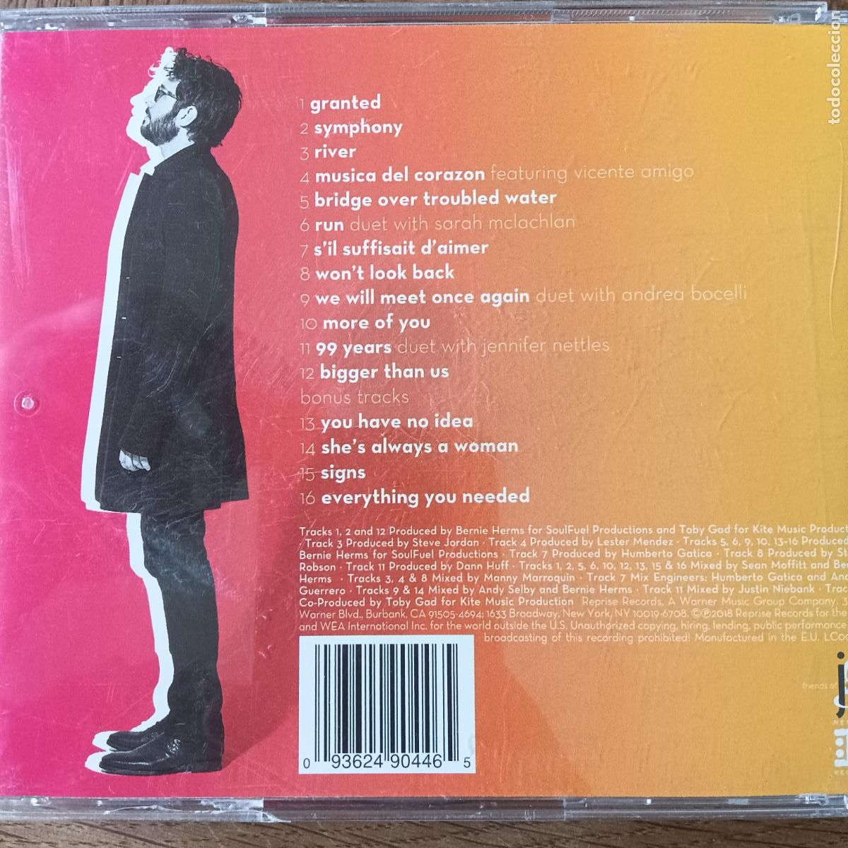 CDs de m&uacute;sica: JOSH GROBAN, BRIDGES. CD - Foto 2