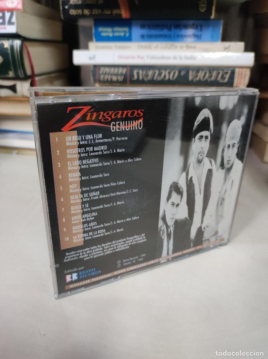 CDs de m&uacute;sica: zingaros - genuino - cd 1995 - Foto 4