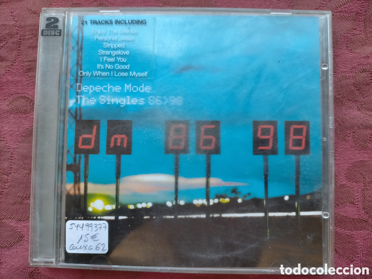 CDs de m&uacute;sica: The singles 86 98 de Depeche Mode disco 2 CD - Foto 1