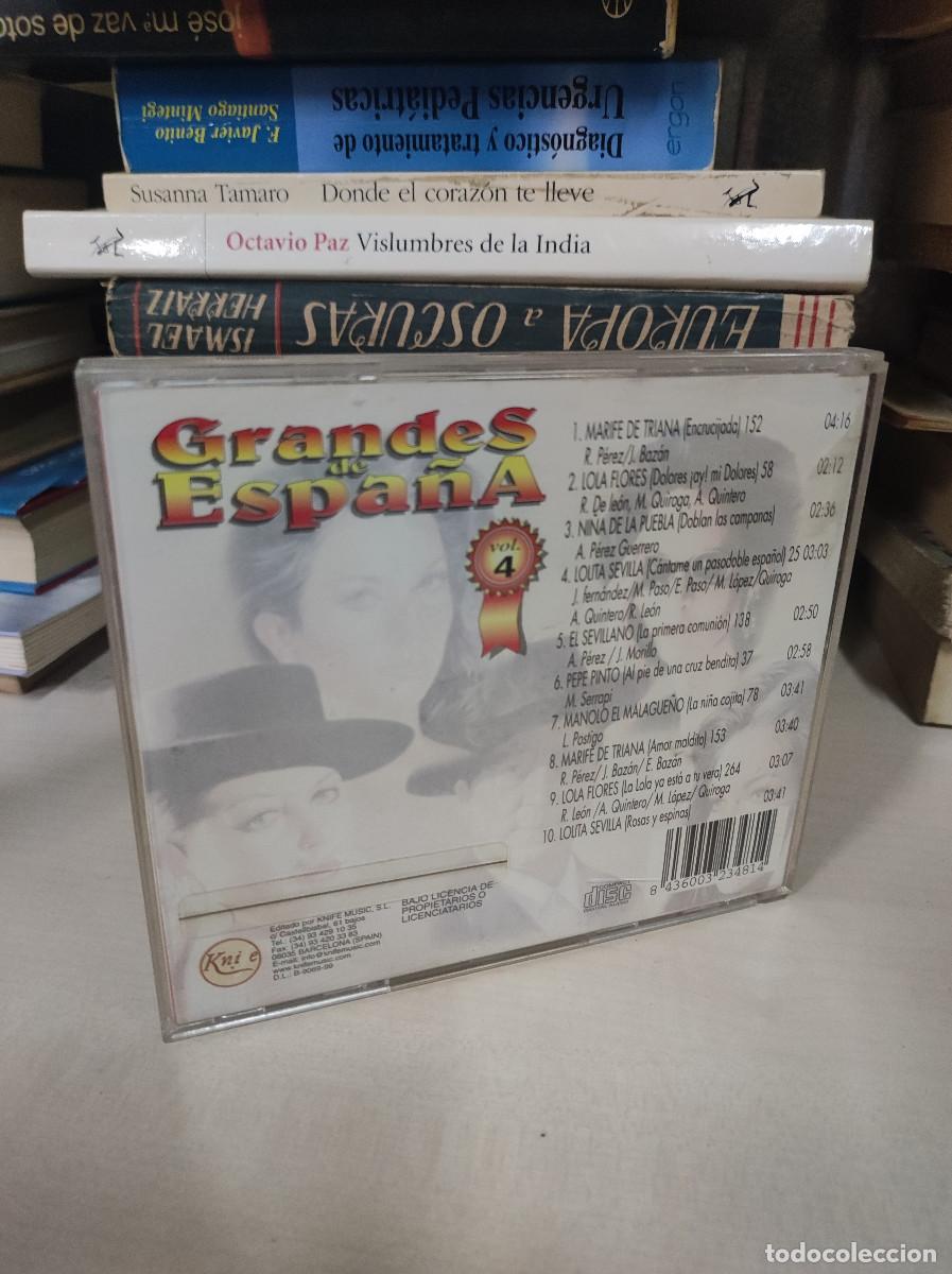 CDs de m&uacute;sica: GRANDES DE ESPA&Ntilde;A VOL 4 - Foto 2