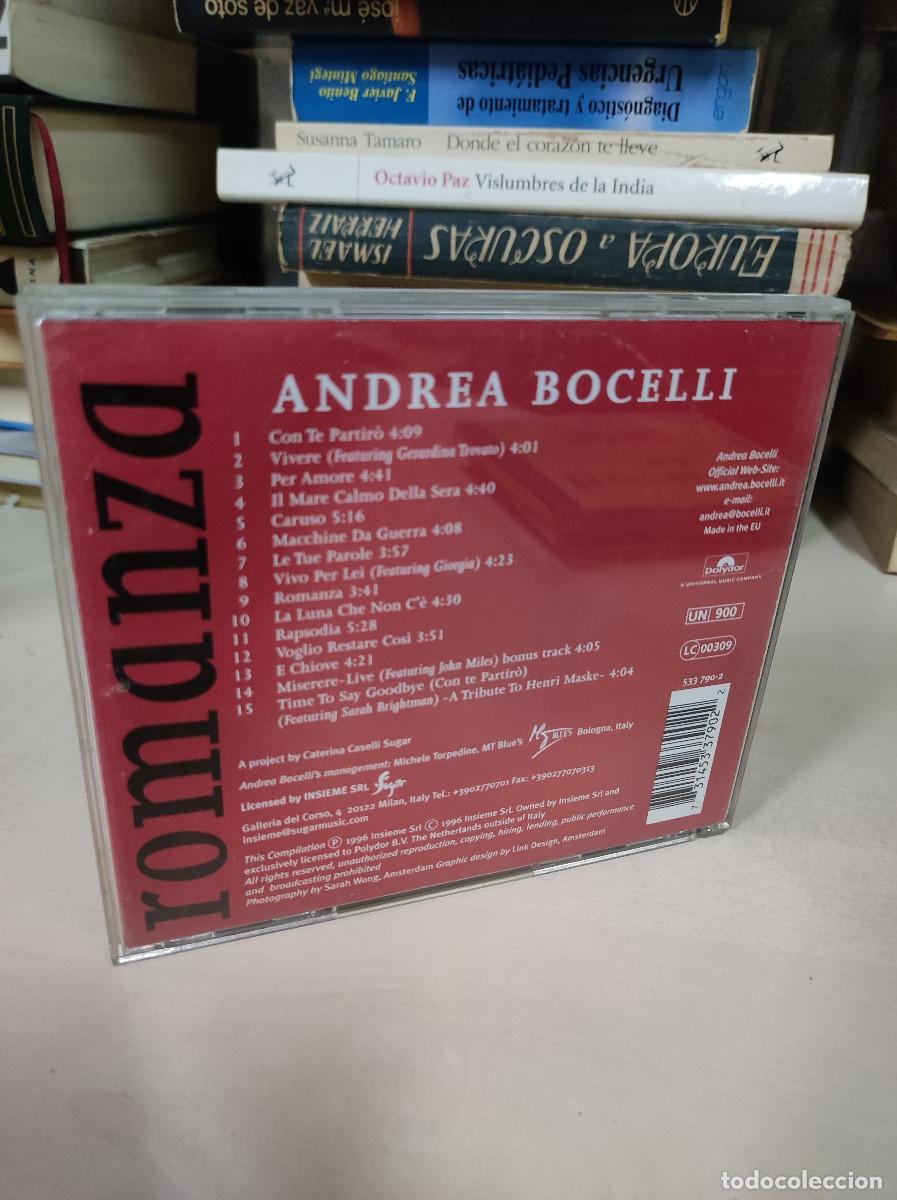CDs de m&uacute;sica: Andrea Bocelli &ndash; Romanza - Foto 2