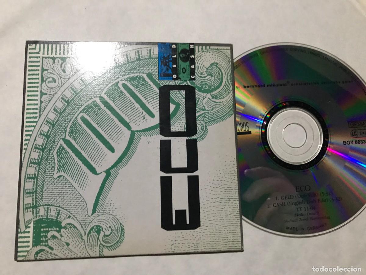 CDs de m&uacute;sica: ECO - GELD CD SINGLE BOY RECORDS 1991 - TECHNO SYNTH POP - Foto 1