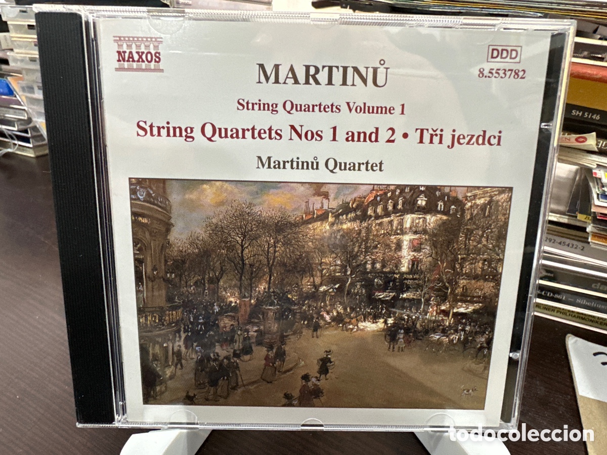 CDs de m&uacute;sica: Martinů - Martinů Quartet - String Quartets Nos. 1 And 2 &bull; Tři Jezdci (CD, Comp) - Foto 1