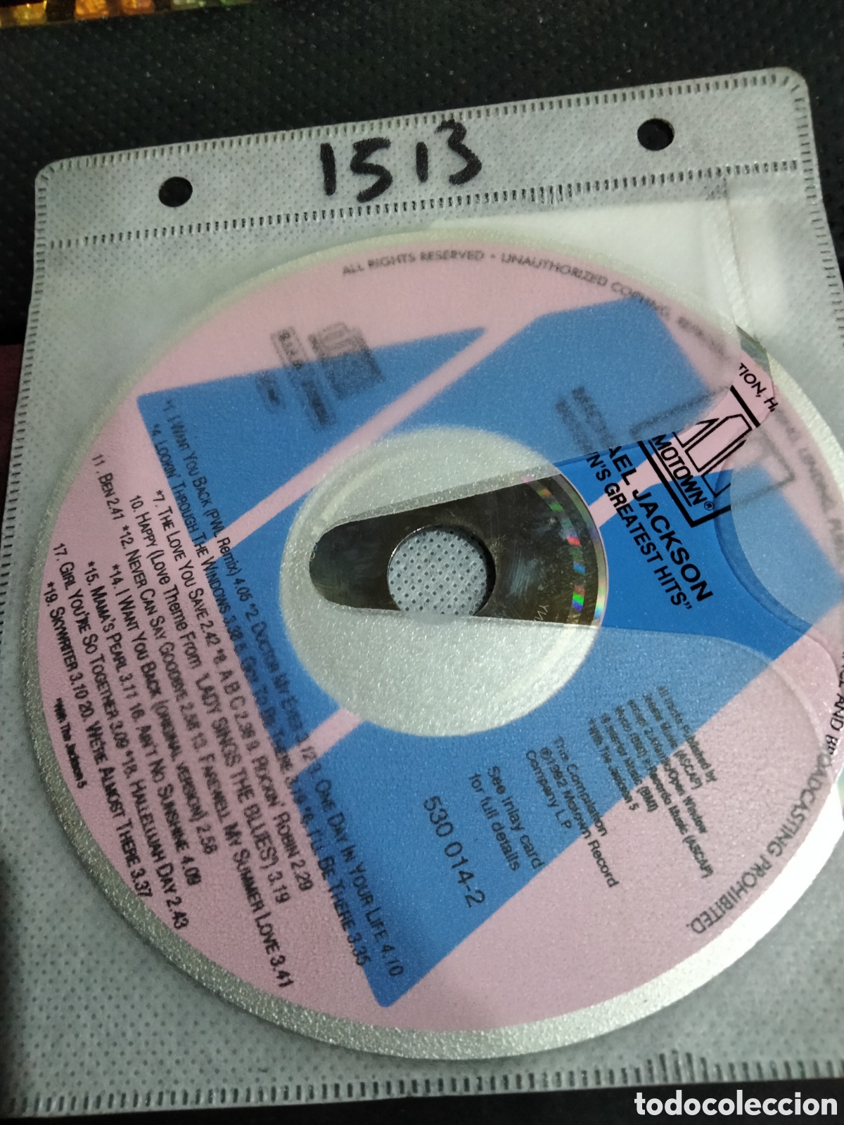CDs de m&uacute;sica: Cd Michael Jackson motows -1513 (disco solo) - Foto 1