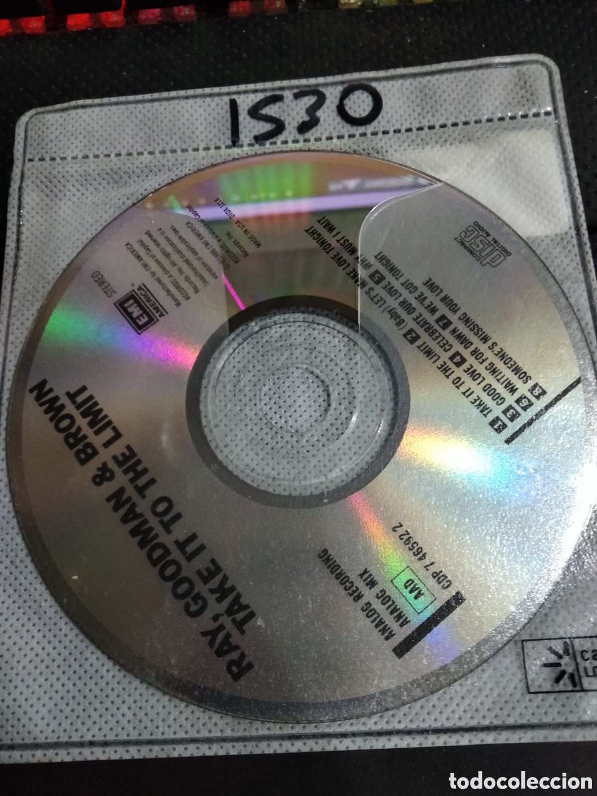 CDs de m&uacute;sica: Cd Ray Goodman & Brown take It to the limit -1530 (disco solo)