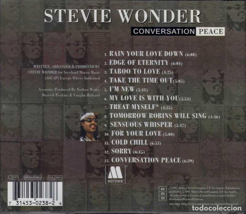 CDs de m&uacute;sica: Stevie Wonder - Conversation Peace. CD - Foto 2